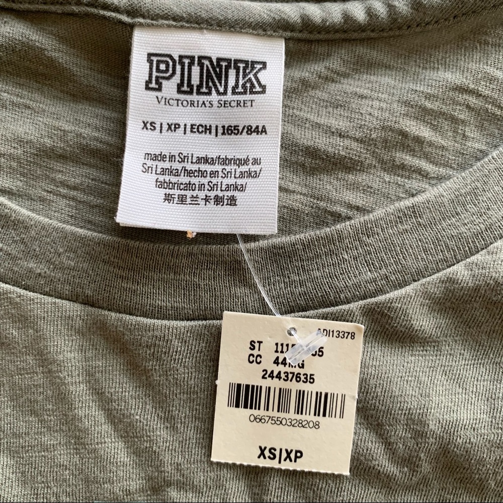 🌸New🌸 Pink Victoria’s Secret Long Sleeve Tee XS - Picture 7 of 12